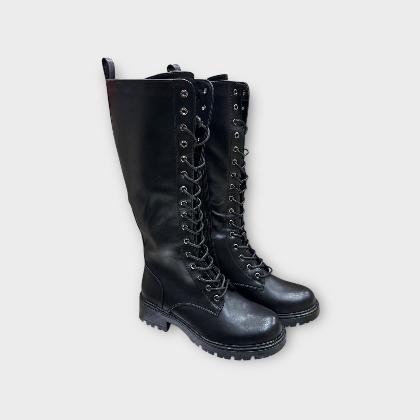 Stivale Donna Alto con Lacci