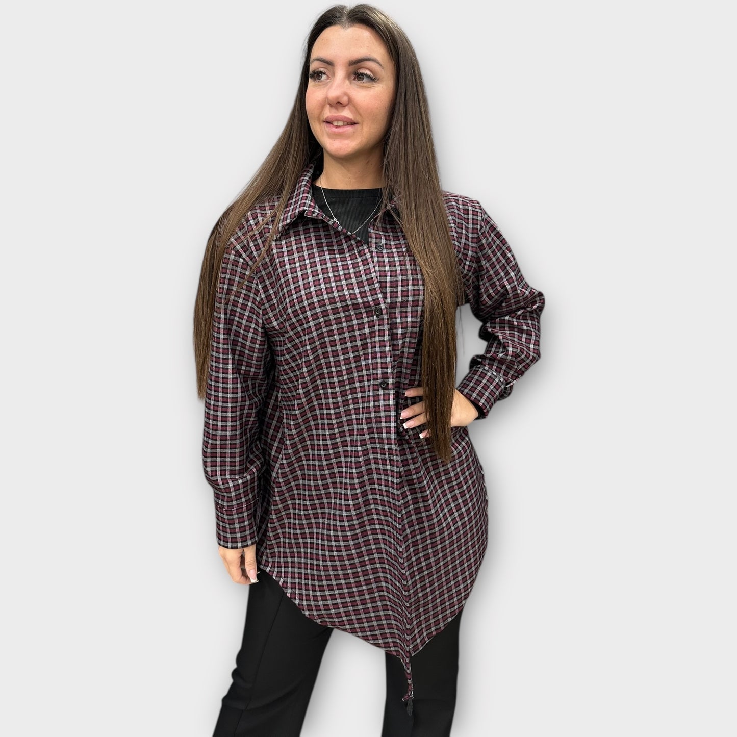 Camicia Donna A Quadri