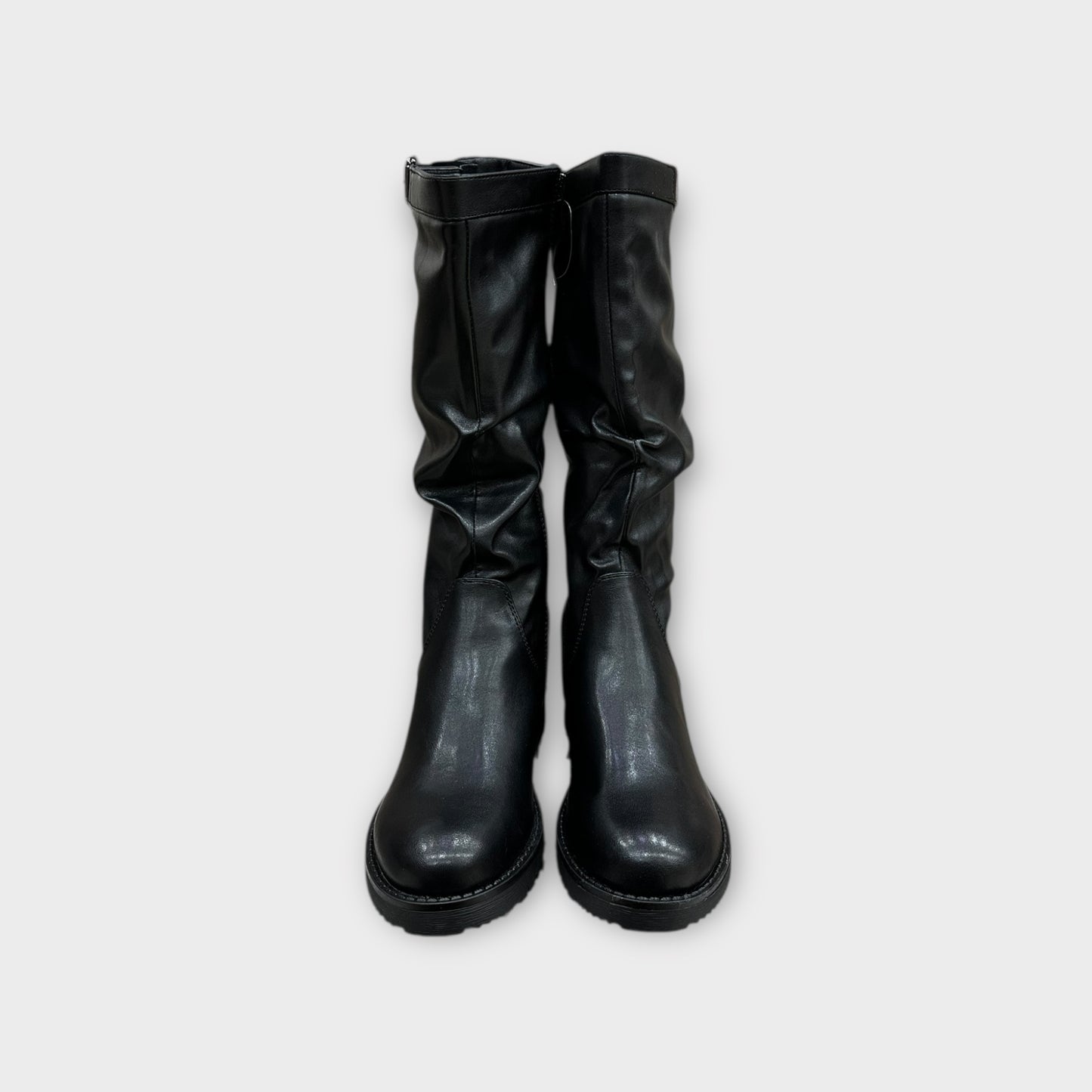 Stivale Donna Alto con Tacco e Fibbia