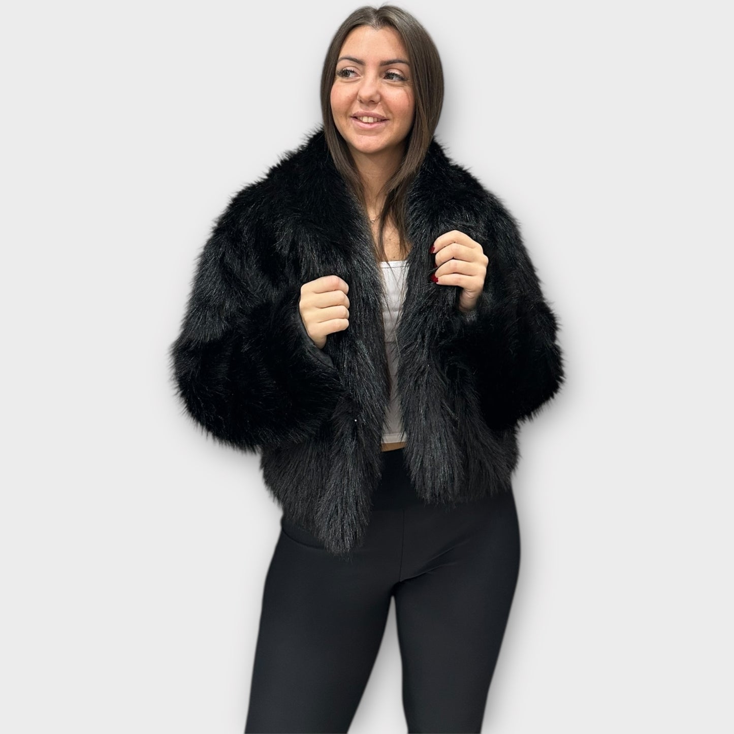 Pelliccia Giacca Da Donna