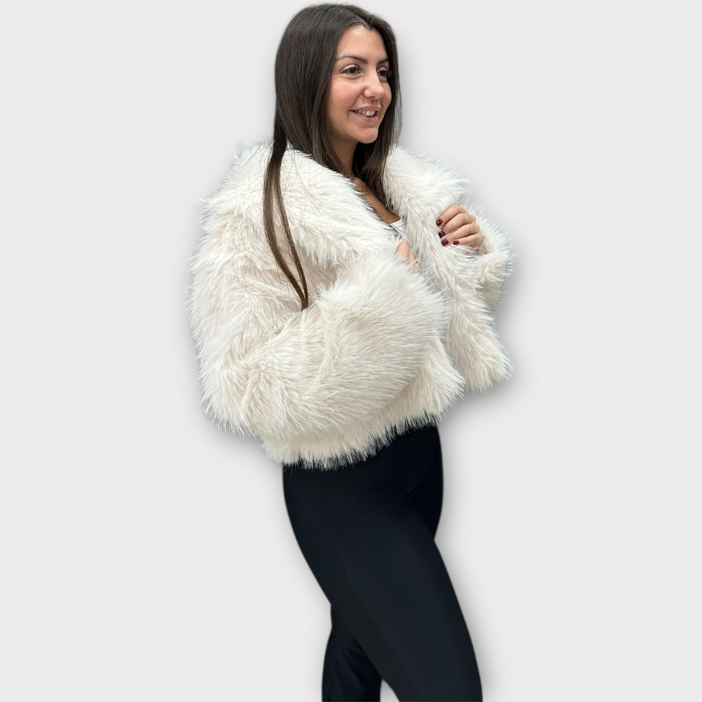 Pelliccia Giacca Da Donna