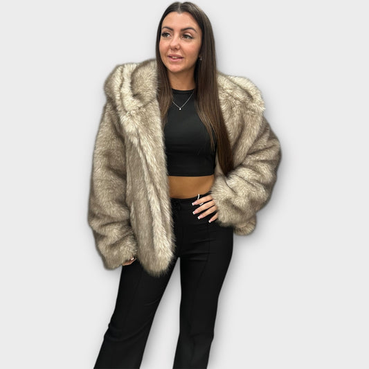 Pelliccia Giacca Da Donna