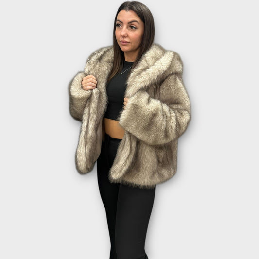 Pelliccia Giacca Da Donna