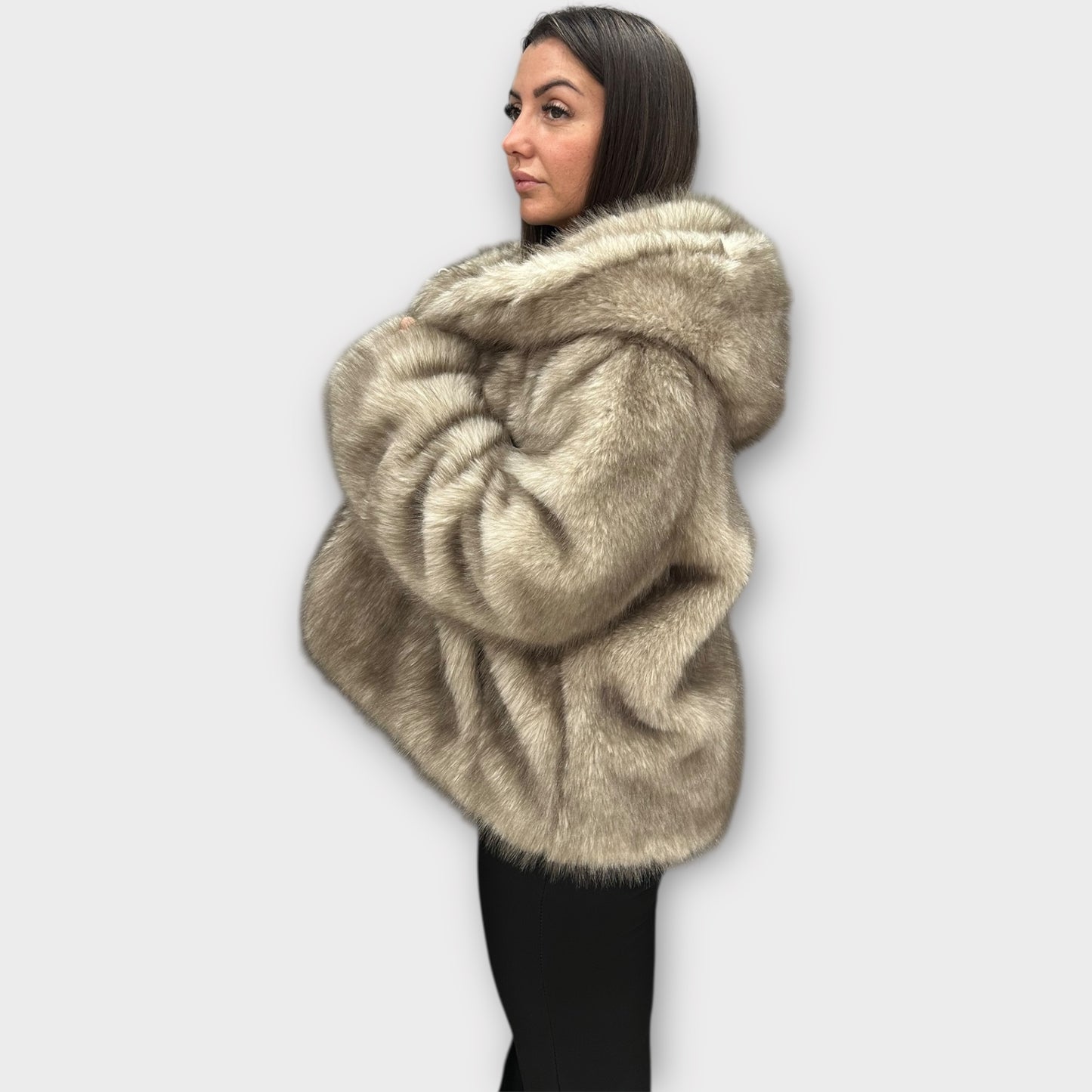 Pelliccia Giacca Da Donna