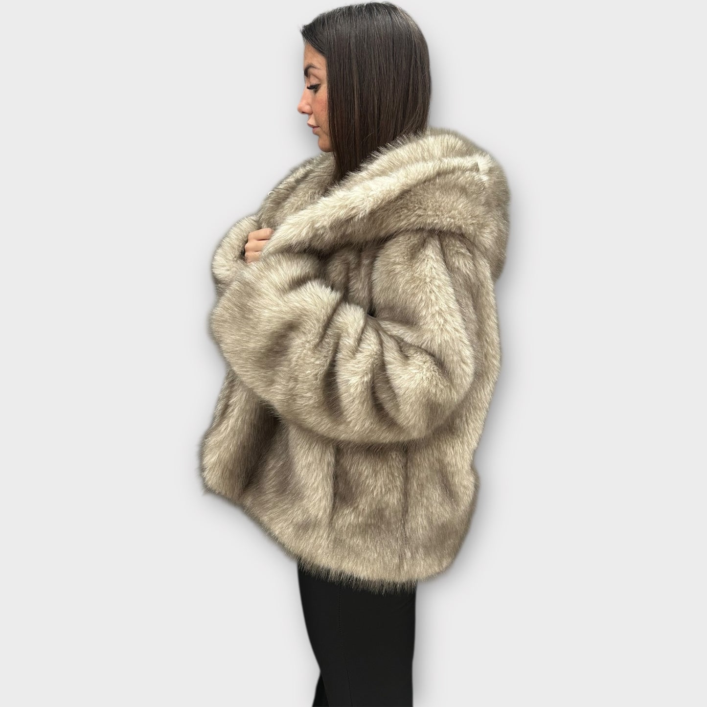 Pelliccia Giacca Da Donna