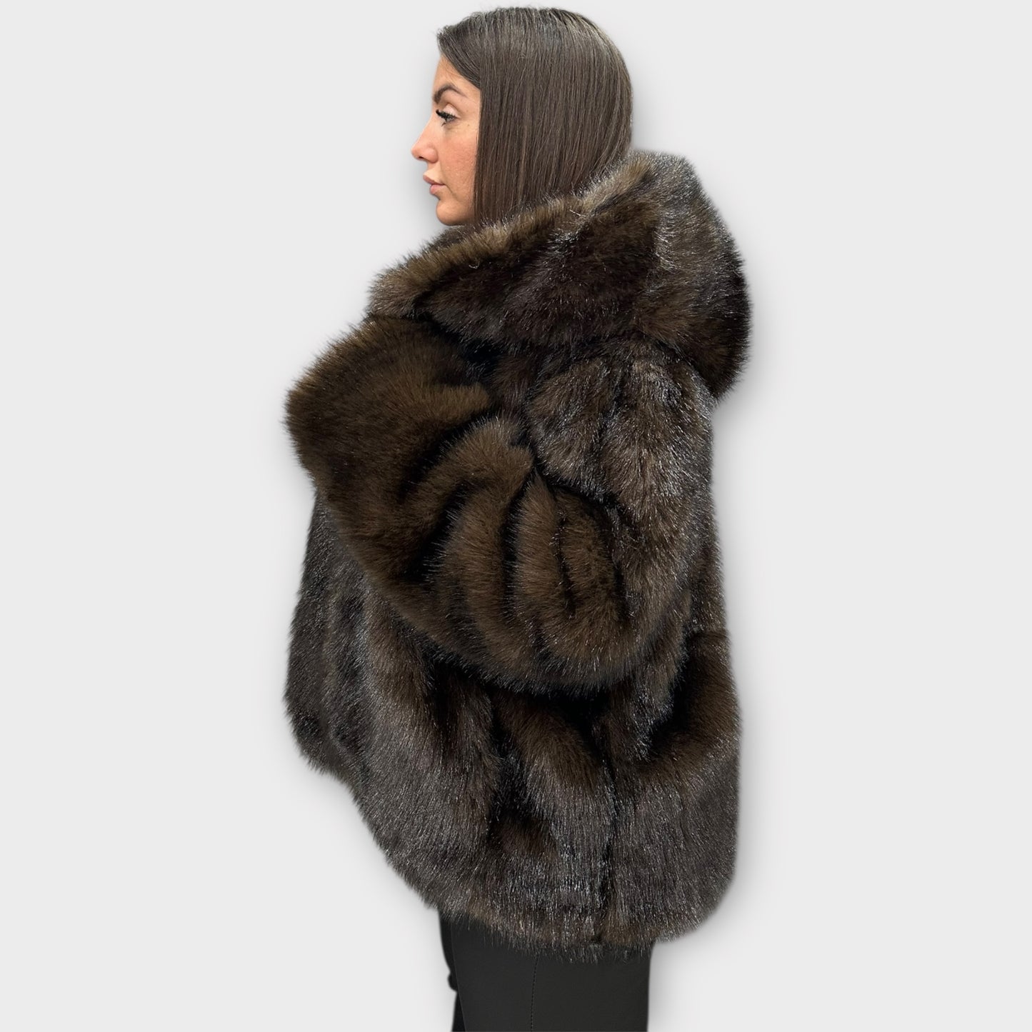 Pelliccia Giacca Da Donna