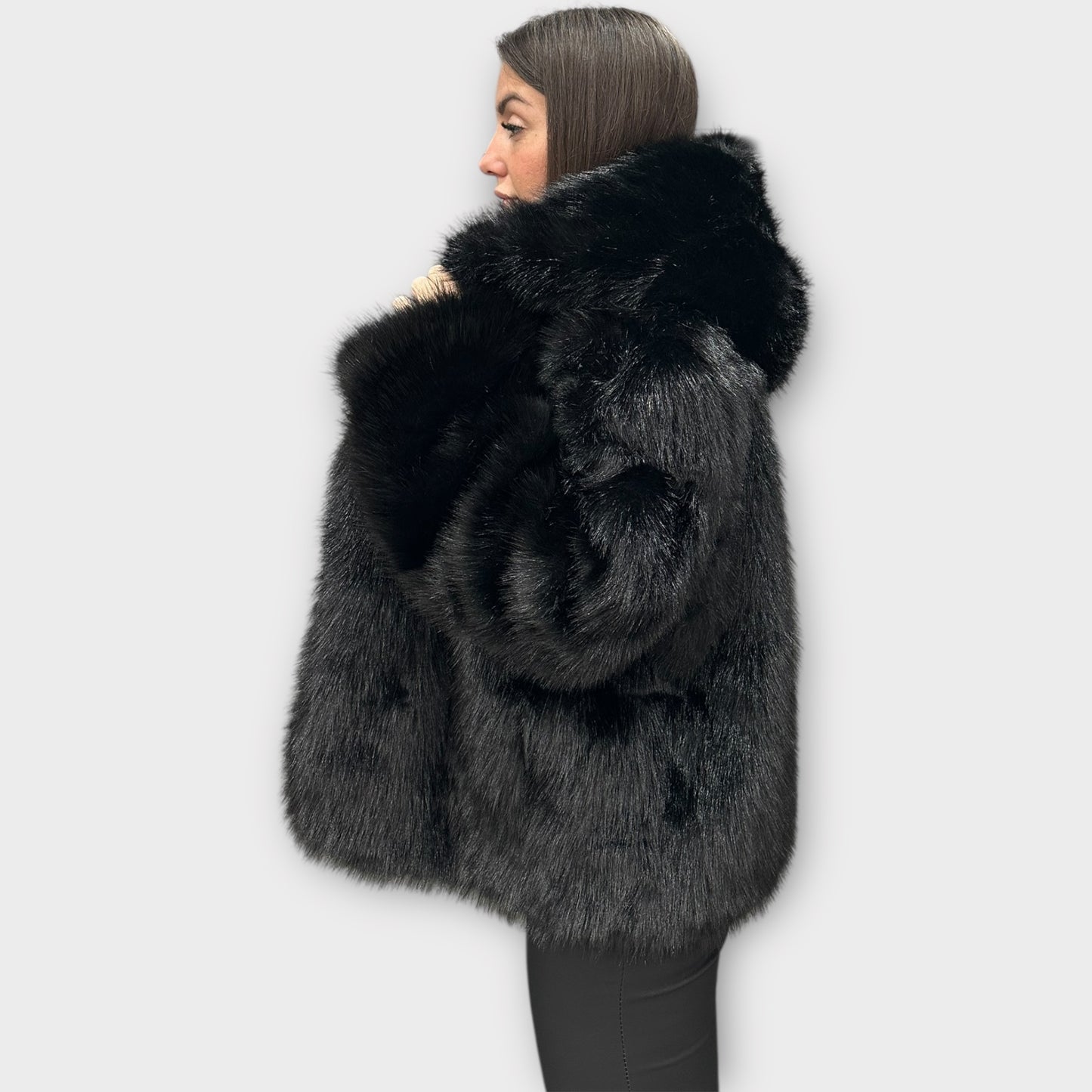 Pelliccia Giacca Da Donna